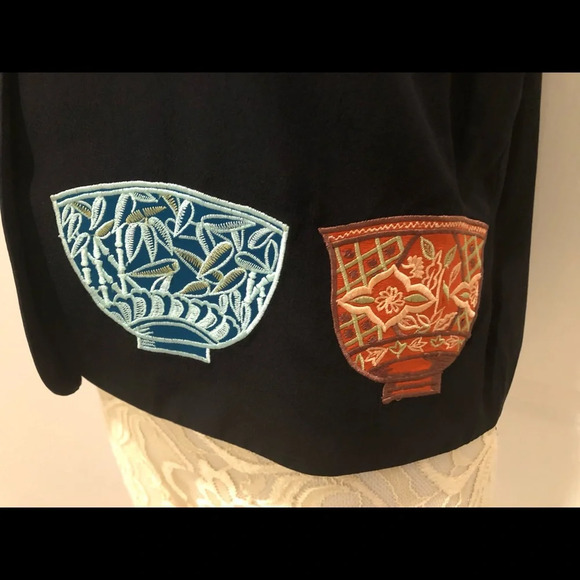 Diane Von Furstenberg Vintage Silk Asian B… - Picture 5 of 8